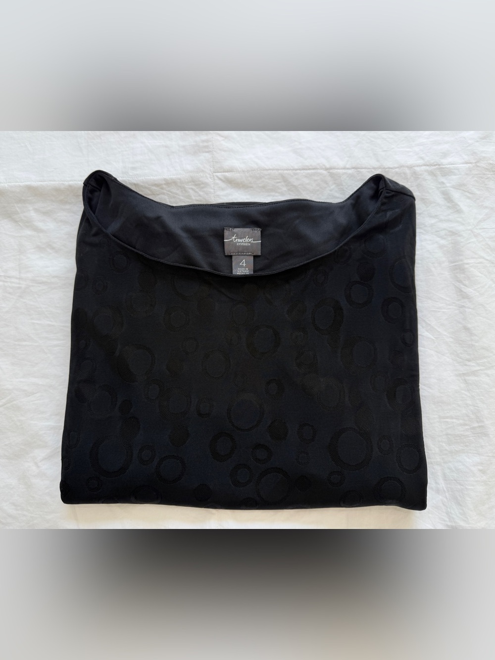 Chico’s Travelers Black Tunic